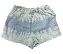 Cloth Stone Shorts Womens Medium Pull‎ On Blue Lyocell Pockets New With Tags