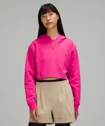 Lululemon All Yours Cropped Hoodie Sonic Pink 
