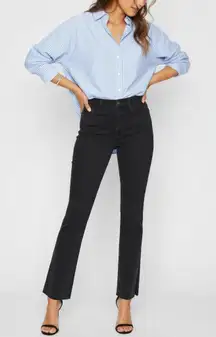 FAVORITE DAUGHTER Valentina Super High Rise Cigarette Shortie Jeans,Boulder, 24”