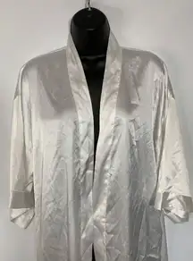 Victoria's Secret Women’s I Do Bride Rhinestone Bridal Robe White One Size