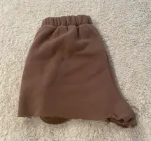 Brown Sweatshorts 