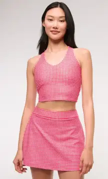 YPB sculptLUX Red Gingham Matching Set XS