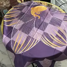 TATCHI SILKY SQUARE SCARF