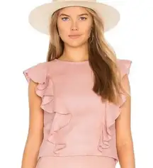 Karina Grimaldi Olivia Linen Top Cheeky Pink