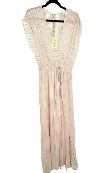 ELAN Wrap Maxi Cover-up Dress Size M NWT $70