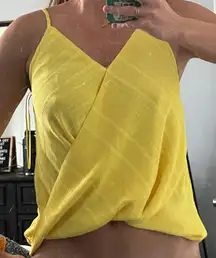 Yellow Flowy Tank