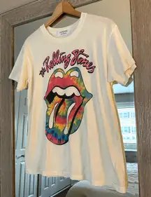 Daydreamer x Free People The Rolling Stones Rainbow Graphic Tee Size Small