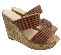 Kenneth Cole NY Caylin wedge sandals women’s Size 5.5M