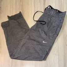 Nike Heather Gray grey white jogger Sweatpants