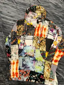 Multicolor Patchwork Pullover Hoodie Size XL By Kathmandu 