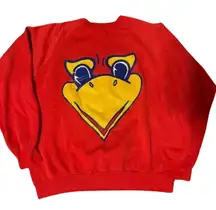 Vintage 80’s KU Beak’Em Hawks Sweatshirt