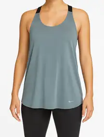 Nike Dri-FIT “Just‎ Do It” T-Back Tank Top Gray Women’s Size Small