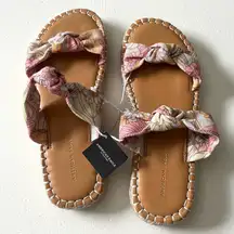 American Eagle Floral Knotted Sandals