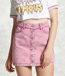 NWT Denim Mini Skirt