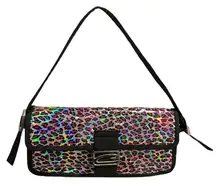 Candies Y2K Purse Holographic Leopard Print Shoulder Bag Adjustable