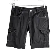 Kuhl Womens Splash Shorts 11" Gray 6 Pockets UPF50