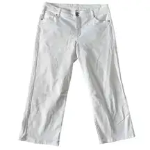 Kut From the Kloth Lucy High Rise Wide Leg Jeans‎ Sz 14W White Denim Chic Casual