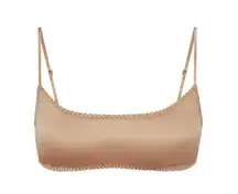 Skims Sleepover Satin Bralette Honey Size XL