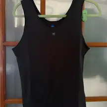 Yeezy GAP powered by Balenciaga Womens “Second Skin” Black Tank Top