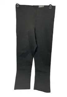 Worthington Pull-On Straight Leg Ankle Pants Heather Gray M