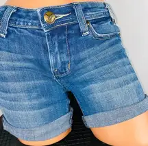 Vigoss  Studio The Ritz Cuffed Jean Shorts 0 25