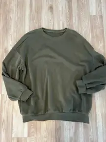 Knit Army Green Sweater/Crewneck
