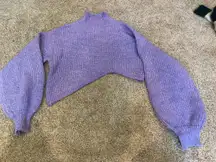 Le Lis Sweater Cropped Asymmetrical 