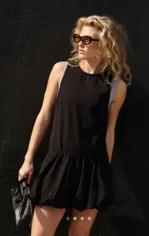 Free people movement hot shot bubble set black NWT medium