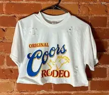 Coors crop top