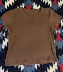 Brown Tee