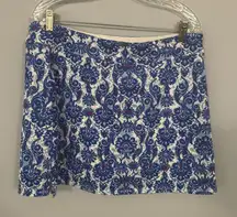 Tranquility by Colorado Clothing Blue & White Tennis Skort Women's Size XL
