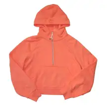 NWT Lululemon Scuba Oversized Half Zip in Coral Kiss Hoodie M/L