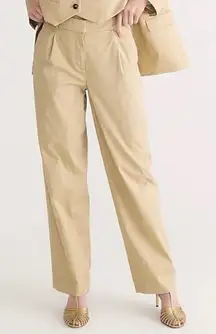 J. Crew Straight-leg Essential Pant In Lightweight Chino Tan NWT FLAW* Size 6