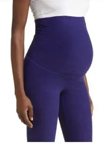 Zella Maternity Live In Leggings Blue Heather Size M New No‎ Tag Stretch
