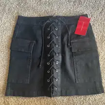 NWT Dark Wash Denim Mini Skirt 