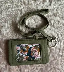 Zip ID Wallet and Lanyard - Sage