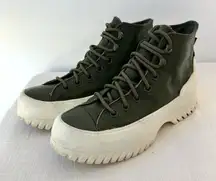Converse CTAS Lugged‎ Winter 2.0 High Cargo Khaki Olive Women's Size 5.5