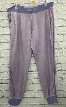 Juicy Couture  Women's Light Purple Velour Jogger XL.