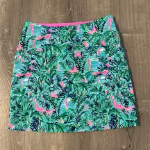 Lilly Pulitzer Monica Skort Blue Horizon Par Fection Luxletic Golf Tennis Skirt