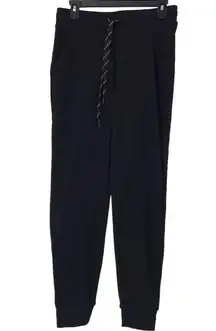 MARC NEW YORK BY ANDREW MARC WOMENS M RIBBED MIDWEIGHT JOGGER SERENITY BLACK S