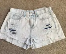 Ripped Jean Shorts