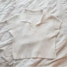 White Collared Shirt