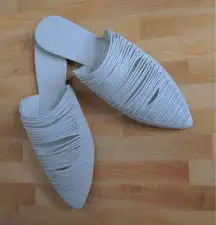 Tory Burch Sienna Pointy Mule Leather Strappy 9.5 M New