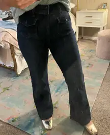 Gap flare high rise jeans 