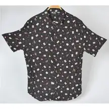 Disney 3XL hocus pocus button front‎ short sleeve shirt new with tag womens