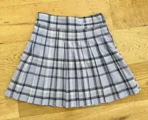 Karl Kani - Small Signature Check Tennis Mini Skirt in Lilac Black