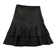 Ideology Black Ruffle Hem Skirt | Size 4 | NWT‎