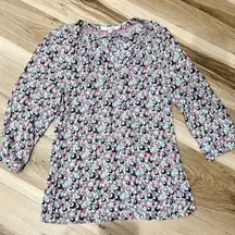 Boden Crescent Moon Print Blouse Top Women’s 2