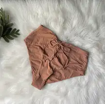 Dippin’ Daisy’s High Rise Bikini Bottoms Lace UP NWT