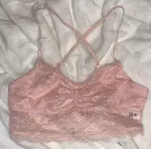Pink Lace Bralette